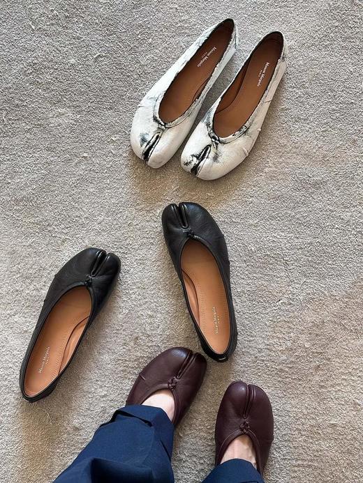 马吉拉MM6皱褶分趾鞋Tabi分趾芭蕾舞单鞋（HC） 商品图3