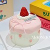 [甜蜜派送]💕网红丝带蝴蝶结森系草莓蛋糕 商品缩略图0