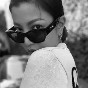 414-6 代工圆正 lisa同款 ce棱角墨镜 轻便宽腿 UV400 防晒防辐射 时髦太阳镜