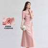 VICTORIA&VERA夏季“玫绾纤云”法式轻奢优雅风浪漫玫瑰收腰显瘦连衣裙 商品缩略图1
