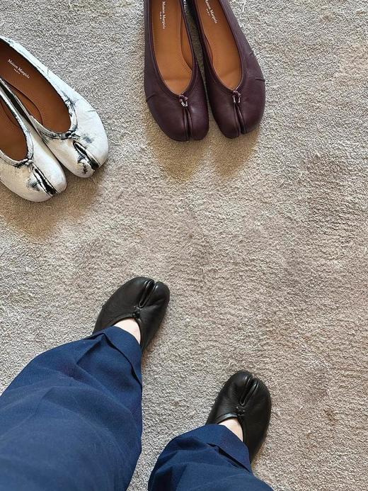 马吉拉MM6皱褶分趾鞋Tabi分趾芭蕾舞单鞋（HC） 商品图1