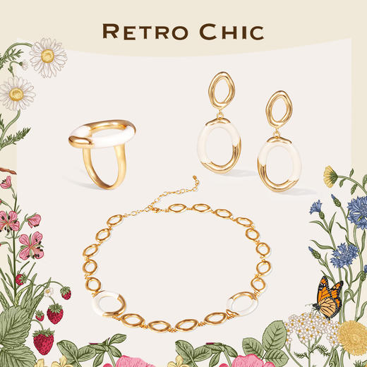 【李佳薇&刘忻&刘芳菲同款】Garden of Eden 伊甸园系列 | 涟漪环形三件套 商品图0