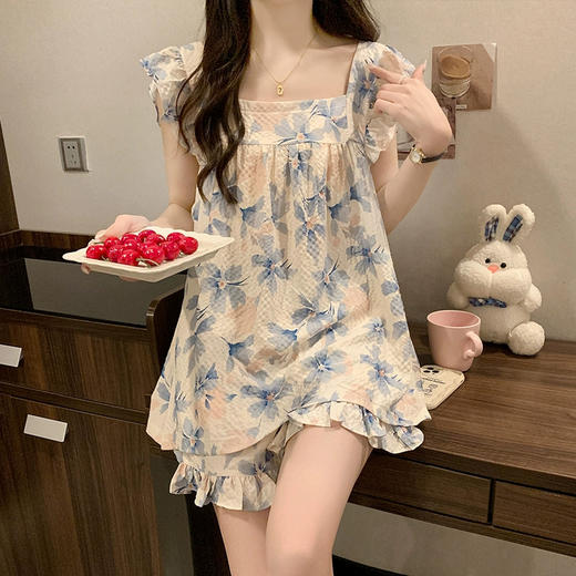 裁缝学苑AS468吊带睡衣纸样女款夏季家居服上衣短裤套装样板图 商品图4
