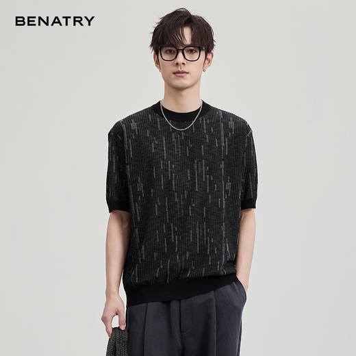 贝纳川竹节麻短袖T恤ECF127003 商品图4