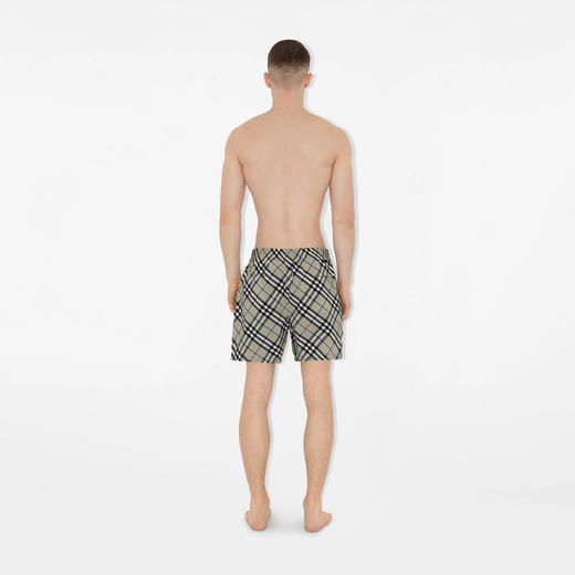 BURBERRY 巴宝莉 男士格纹抽绳泳裤 格子 8087336 B9629 商品图3