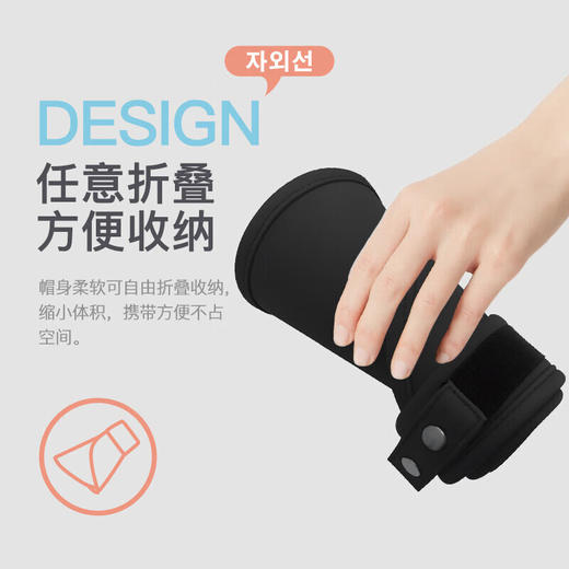 【分仓直发包邮】zauo防晒空顶帽经典款（白色/黑色/藏蓝）ZA.MZ.01.19.X2 商品图1