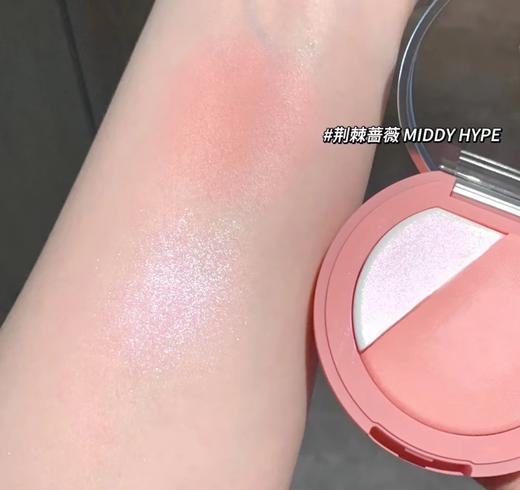 【新品上市】3CE 腮红高光二合一lazy talk 半熟白桃 商品图6