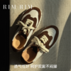 RIM RIM真皮平底休闲鞋女早春透气软底阿甘鞋欧美德训老爹鞋2483 商品缩略图0