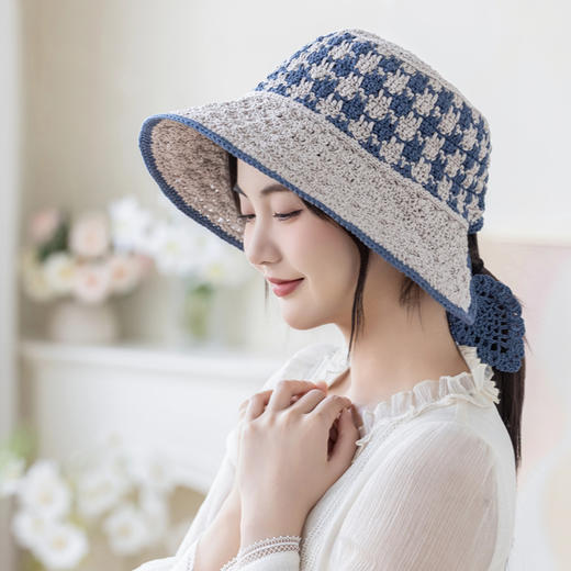 苏苏姐家倾风渔夫帽手工DIY钩针编织蕾丝线毛线团材料包 商品图3