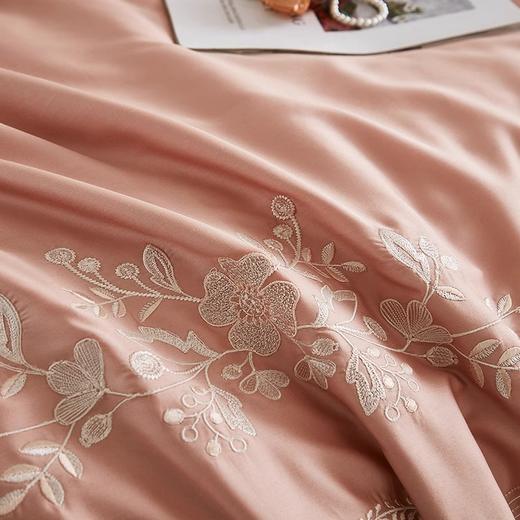 百富帝60支全棉新疆长绒棉绣花四件套新中式轻奢风100%棉高支高密 商品图3