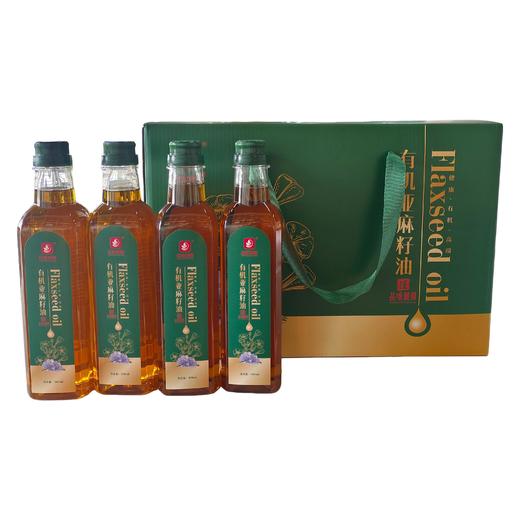 红花传奇·有机亚麻籽油500ml*4  有机品质性价比出众 商品图2