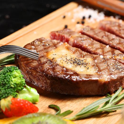 内蒙古锡盟小黄牛肉原切眼肉牛排150g/盒 商品图4