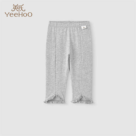 英氏女童打底裤夏季儿童简约针织裤子2025新款YRKDJ2R024A 商品图0