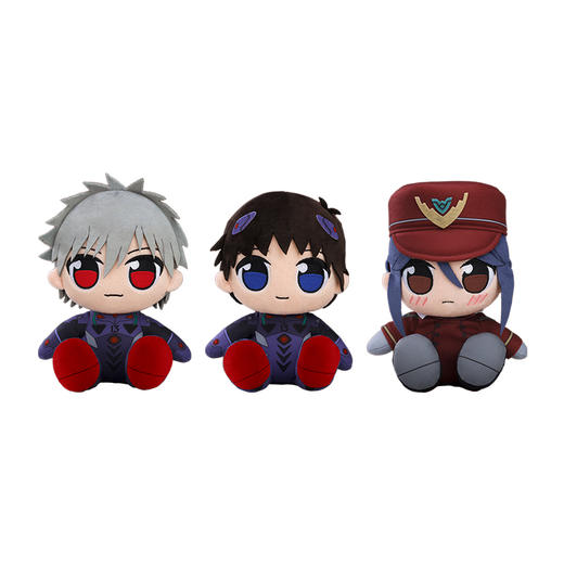 【GSC预售定金】KURIPAN 毛绒玩偶 碇真嗣（13号机战斗服）/渚薰（13号机战斗服）/葛城美里 商品图4