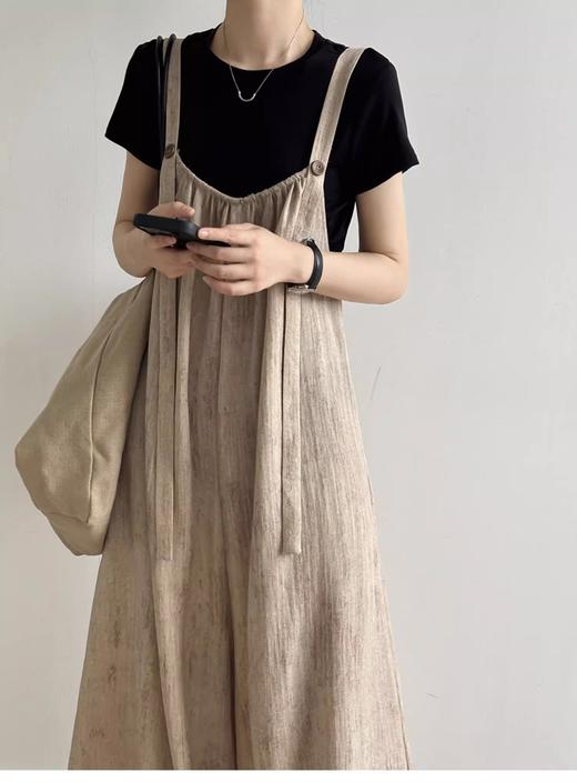 裁缝学苑AS461松弛感背带裤纸样女装盐系直筒阔腿大脚连体裤样板图纸 商品图4