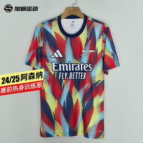 SFS阿迪达斯Adidas 24/25阿森纳球员赛前热身训练服短袖T恤