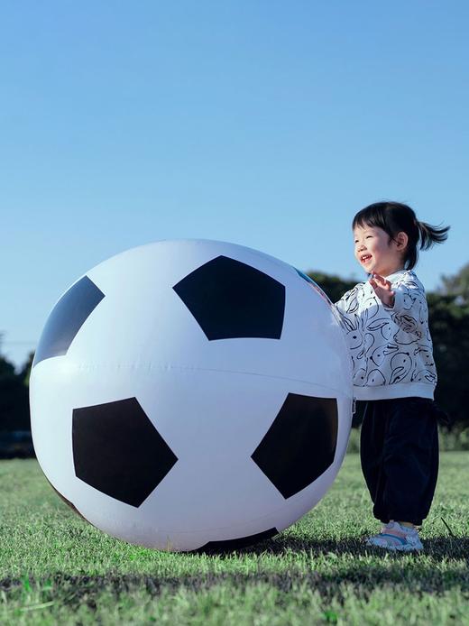宝宝拍充气足球沙滩球/户外交友神器/便携充气设备 商品图1