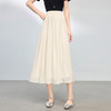 【专属特价】熙世界飘逸垂感雪纺半身裙女2025夏新款显瘦气质a字伞裙百褶长裙 商品缩略图2