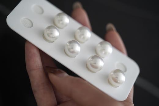 耳钉定制天团系列「天女  铂金灰 澳白」 商品图11