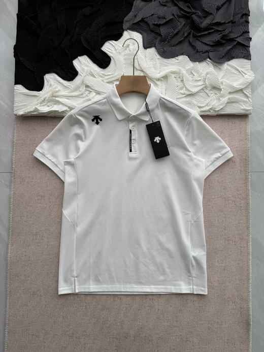 点此购买 迪桑特夏季男士综训防晒吸湿面料运动休闲翻领短袖POLO衫 LL 315114 商品图3