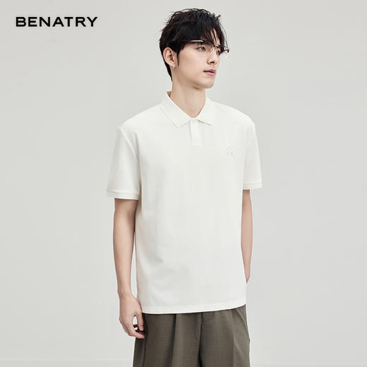 贝纳川260克爆米花棉短袖POLO ECF114001 商品图11