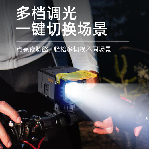 火自行车灯前灯吊装BL58爆亮长续航夜骑手电筒公路山地照明 商品图1