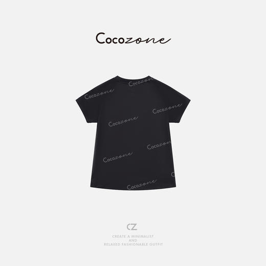 COCO ZONE 刘一一【棉莱赛尔混纺】简约舒适小插肩袖T恤CD1A0649 商品图3