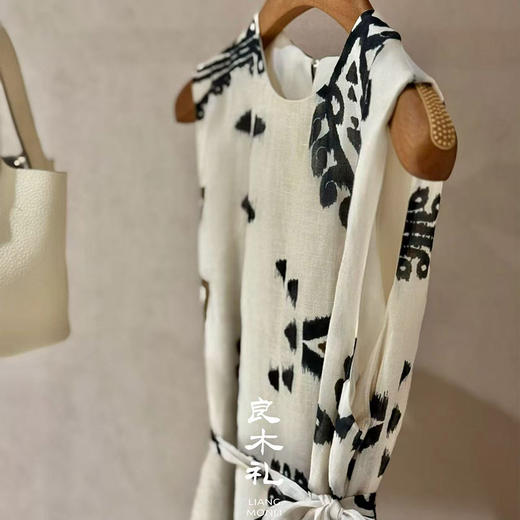 【部分现货】良木礼复古苎麻连衣裙（0749） 商品图4