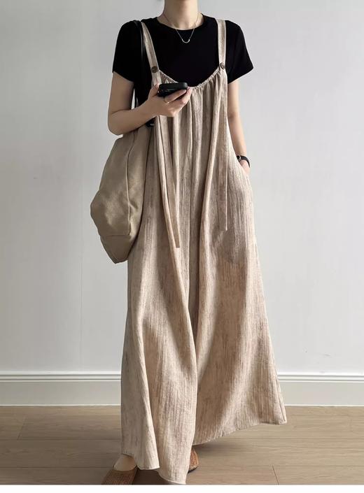 裁缝学苑AS461松弛感背带裤纸样女装盐系直筒阔腿大脚连体裤样板图纸 商品图3