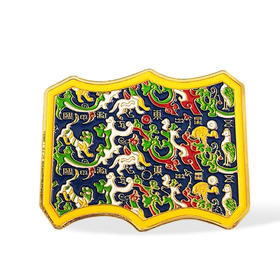 至爱疆物·五星出东方合金冰箱贴  自用收藏、旅游纪念都合适