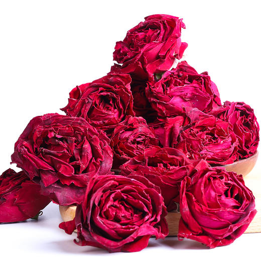 古训 有机墨红玫瑰 100g 红玫瑰干玫瑰花大朵泡水 花草茶养生茶 商品图3