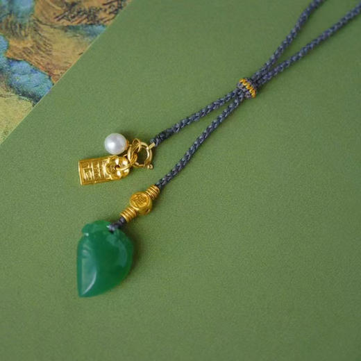 素日手作 老翡翠手机挂件 商品图2