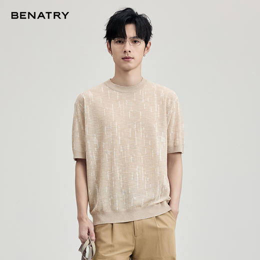 贝纳川竹节麻短袖T恤ECF127003 商品图5