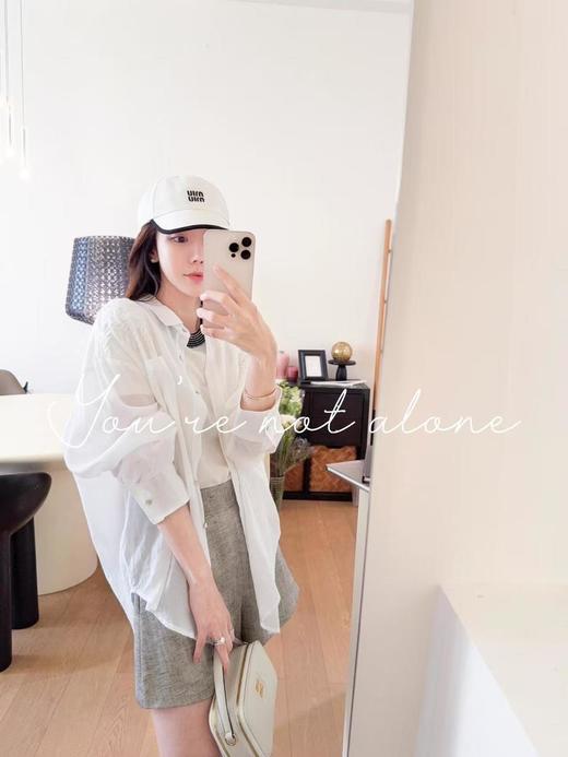 MIUMIU缪缪logo刺绣徽标2025新款棒球帽男女同款情侣款（CO） 商品图11