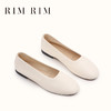 RIM RIM塑型马皮鞋百搭浅口低跟复古金色奶奶鞋单鞋舒适3608 商品缩略图11