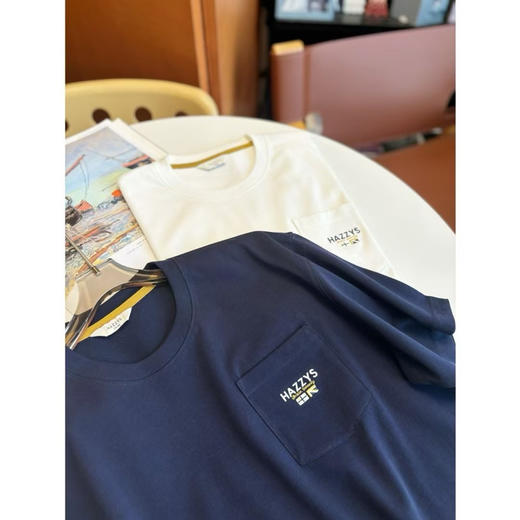 哈*斯男款长绒棉 T 恤｜双色经典高性价比闭眼入 商品图0