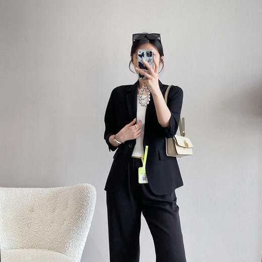 三色醋酸西装西服041402 商品图0