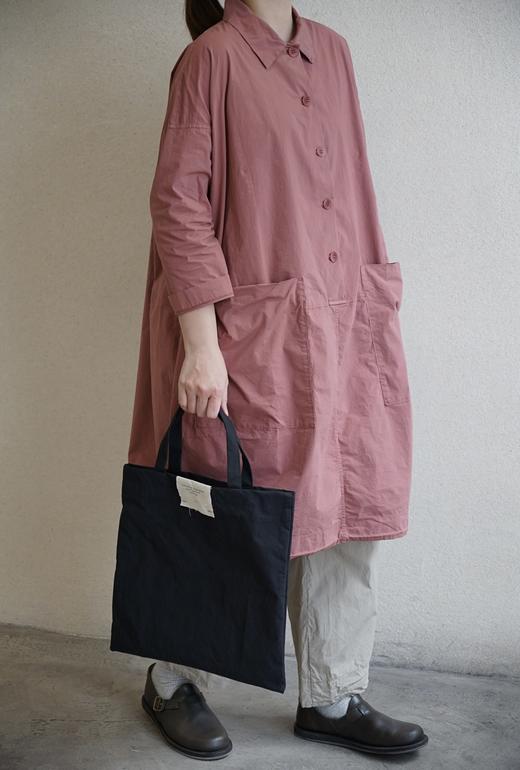 ALBUM DI FAMIGLIA 高翻领显瘦大口袋连衣裙 商品图4