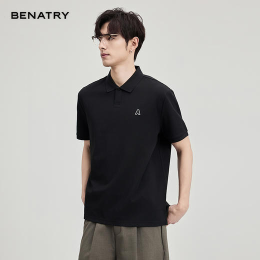 贝纳川260克爆米花棉短袖POLO ECF114001 商品图5