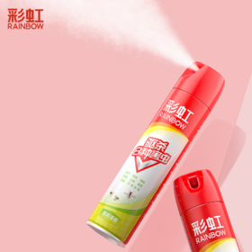 彩虹杀虫气雾剂600ml茉莉清香【新老包装随机发货】5212B