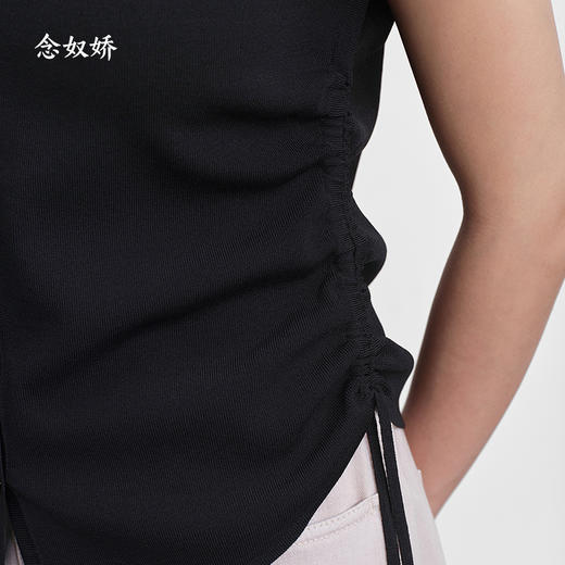 【商场同款】CNK5496 “双色针织” 显瘦好穿 透气干爽 版型基础好搭配 商品图1