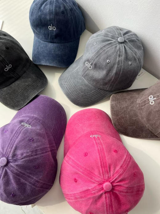 原单正品 ALO百搭做旧牛仔棒球帽🧢小红书爆款，六款颜色 商品图3
