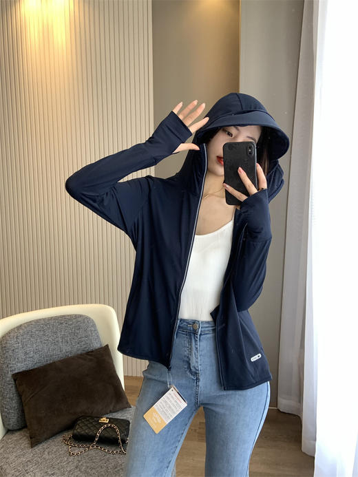 防晒衣女夏冰感upf50 防紫外线透气薄款大帽檐防嗮衫 男户外防晒服 商品图10