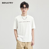 贝纳川100支高密字母植绒短袖T恤ECF114003 商品缩略图4