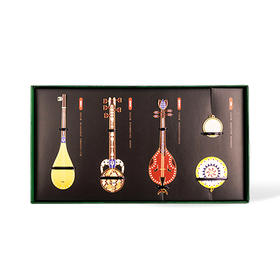 至爱疆物·十二木卡姆乐器书签礼盒装  新疆特色文创礼品