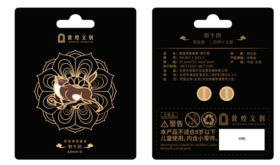 敦煌神兽徽章·野牛图