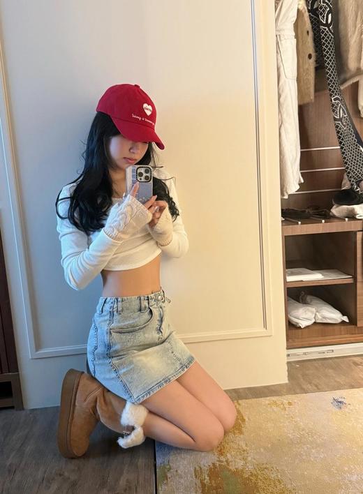 emis爱心装饰棉鸭舌帽棒球帽男女同款情侣款（CO） 商品图10