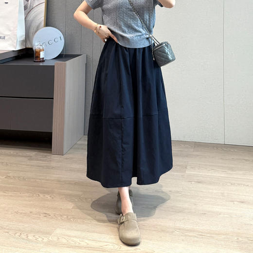 2025新款抗皱超态棉花苞裙12块裁片解构立裁灯笼半身裙遮肉长裙春款！ 商品图6