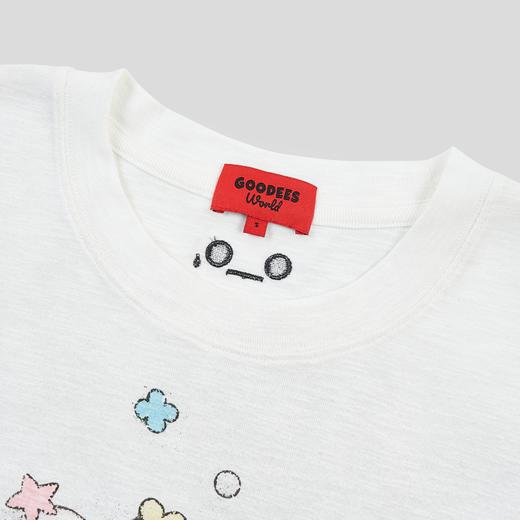 GOODBAI GOODEES彩色花花派对印花oversize做旧T恤 商品图3