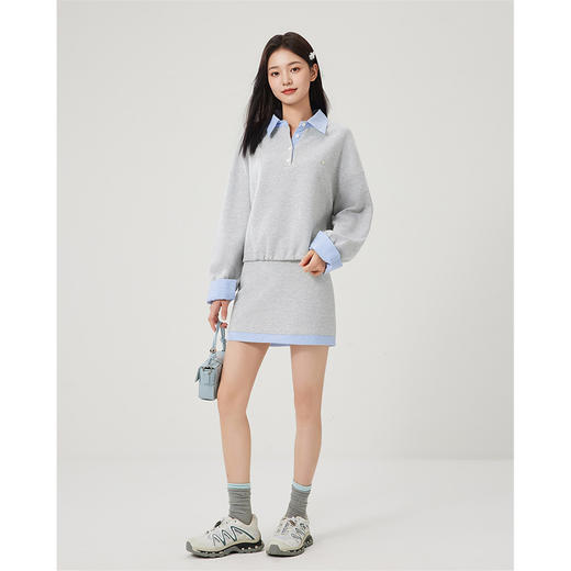 IEF/爱依服2025春季 时尚韩系学院风休闲百搭减龄上下套裙B0060 商品图2